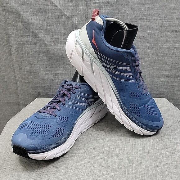 Hoka One One Clifton 6 Men's Blue Running Shoe Athletic SZ 9.5 sneaker - Picture 1 of 11